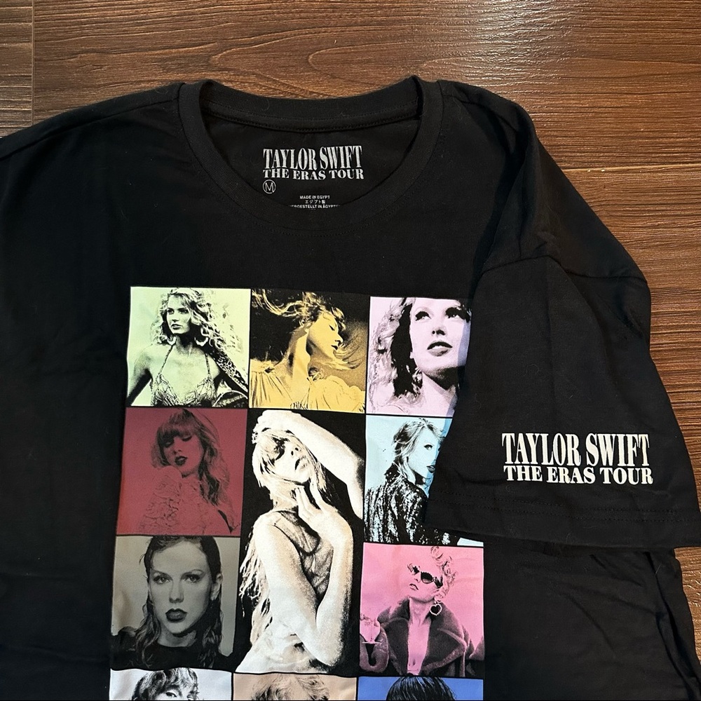 Taylor Swift Eras Tour Black T-shirt